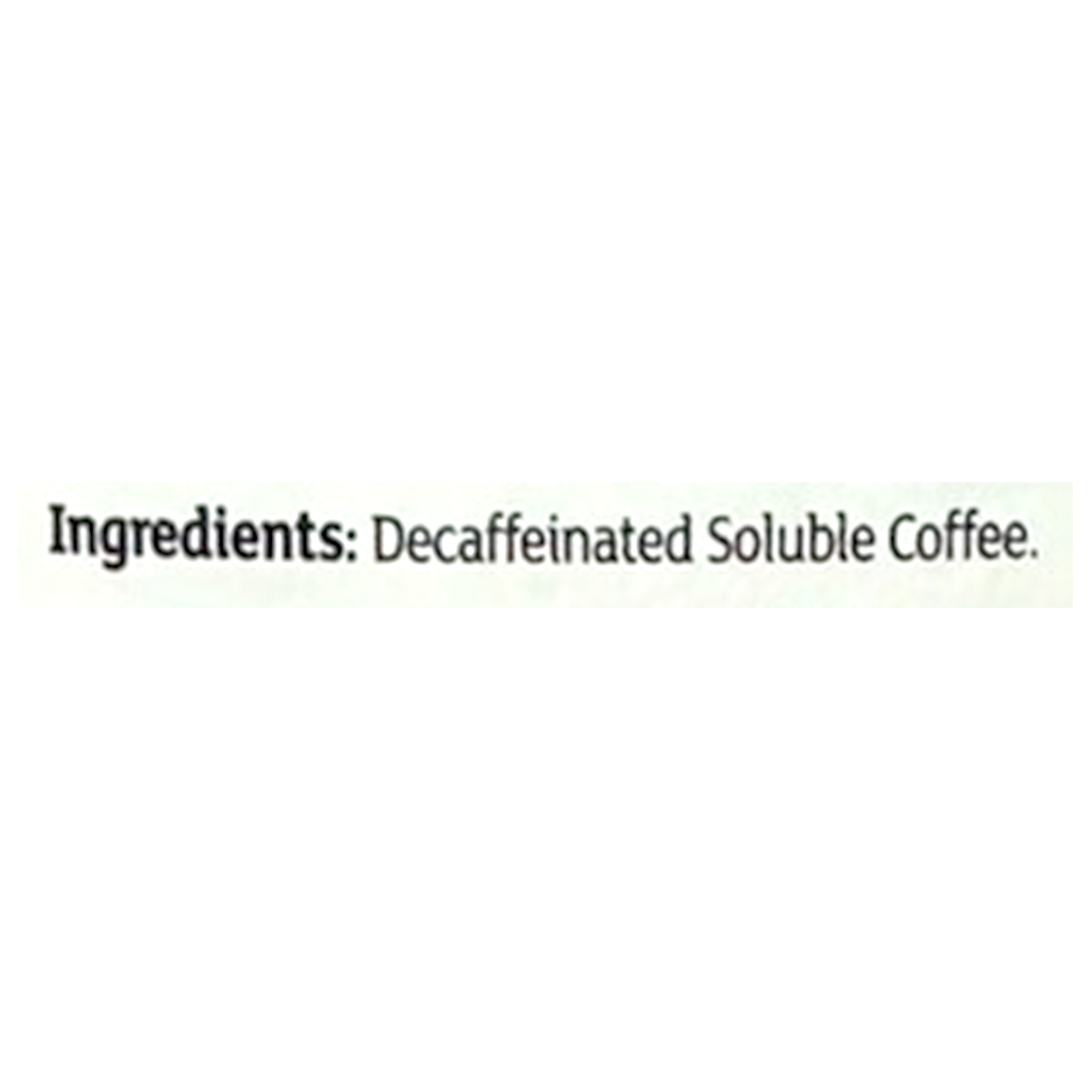 Sainsbury's Gold Roast Decaffeinated Instant Coffee in a jar, showcasing the coffee granules and packaging.