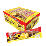 GRINNY chocolate-coated banana cream snack, 15g x 3, in a colorful packaging, ideal for sweet confectionery and dry grocery snacks.