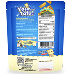 Crispy soy protein tofu chips with seaweed flavor from Your Tofu, a savory plant-based snack in a bag.