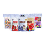 Nezline Nougatto oat choco and nut crisps snack in 80g packaging with crunchy oats, chocolate, and nut pieces.