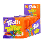 TROLLI Gummy Squiggles Twist snack in 12g packs, colorful gummy candy with twisted shape, perfect for confectionery lovers.