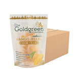 Goldgreen Mango Jelly Jellies in 200g package, sweet and fruity confectionery snack with bright orange jelly candies.