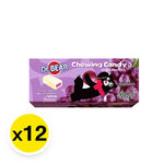 DR.BEAR Soft Candy Fruity Grape, 22g x12, colorful gummy snacks in bright purple packaging, perfect for fruity confectionery treats.