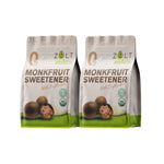 Zalt Luang Han Guo Sugar in a clear package, dry grocery product with certification, showcasing the product label and packaging.