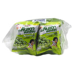 Kohkae Greenbean Wasabi snack pack, 20g x 12, dry grocery snack with green beans and wasabi flavor, in a colorful package