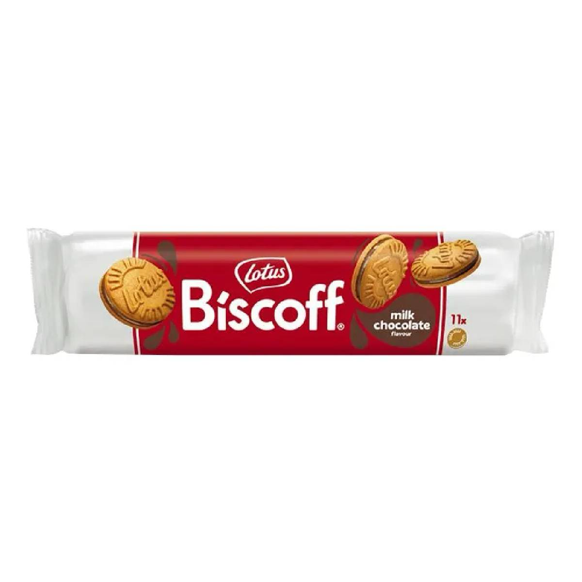 Lotus Biscoff Biscuit Sandwich with chocolate flavor, a sweet confectionery snack featuring layered biscuits and chocolate filling.