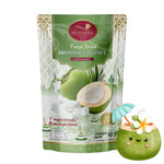 Sriwanna Freeze Dried Aromatic Coconut in 90g pack, dry grocery product with fragrant, crispy coconut pieces.