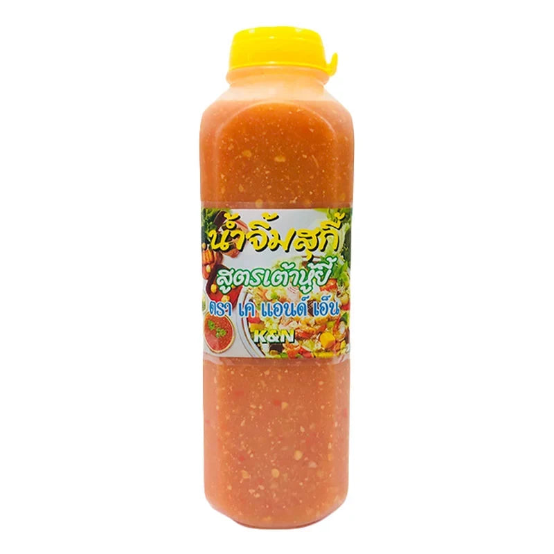 K&N Fermented Tofu Suki Sauce 600g jar, traditional dry grocery condiment with fermented tofu flavor, in a glass jar.
