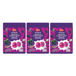 Aro Blueberry Gummy Snacks in 125g packs, showing colorful blueberry-shaped gummies in a clear plastic bag.