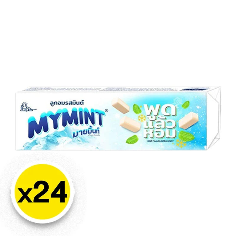 Mymint Soft Candy Mint in 32g package, sweet and refreshing confectionery snack from MYMINT, shown in the image.