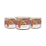 J-lek Jae Lek Shrimp Chili Paste in a 40g plastic jar, spicy dry grocery product with red chili and shrimp ingredients.