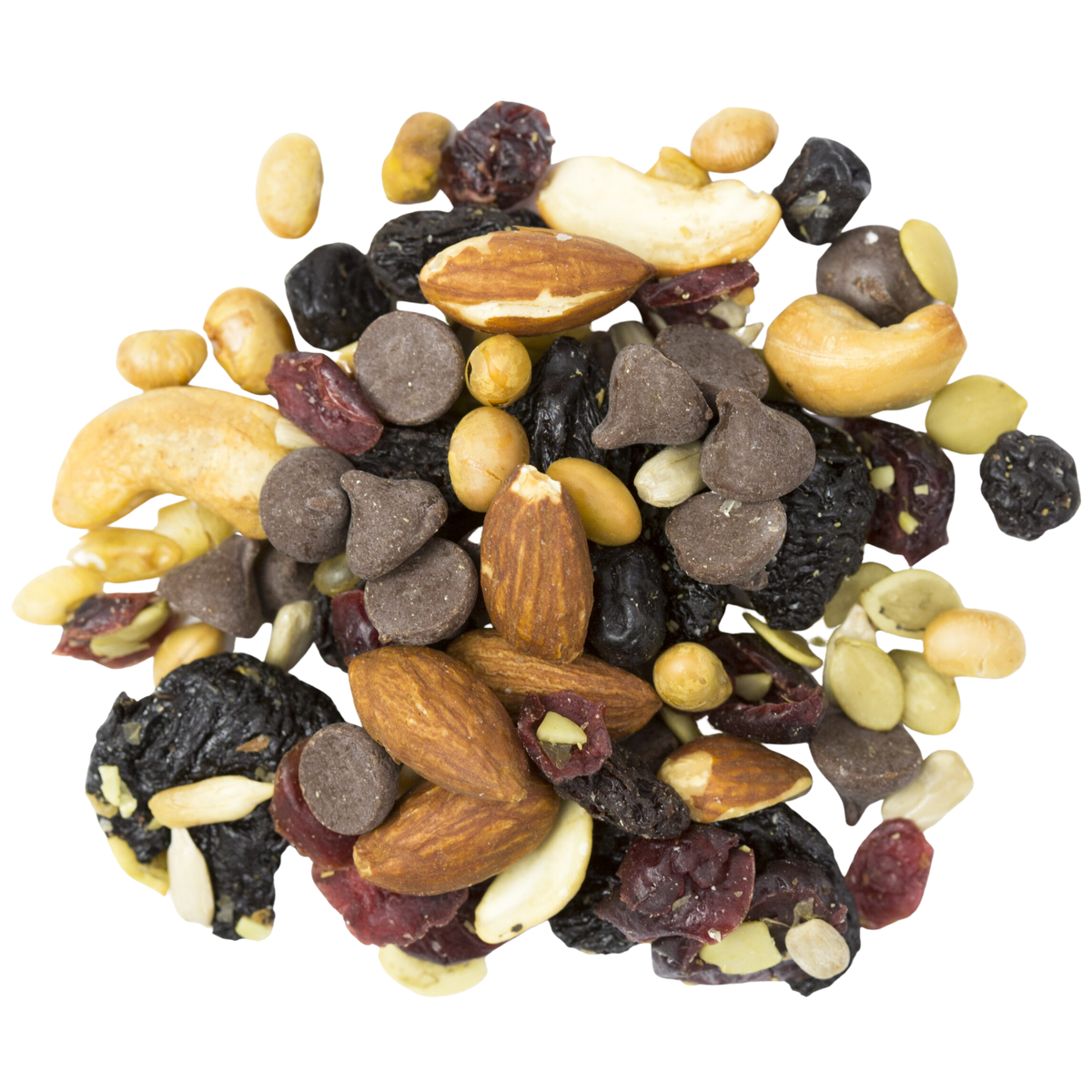 Sunridge Farms Natural Women's Vitality Mix, a confectionery snack with nuts, dried fruits, and seeds in a colorful mix.