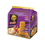 YUMYUM Yumyum Instant Noodles Truffle with Crab Cream Sauce flavor, 75g dry grocery product with noodles and sauce packet visible