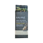 Salana Jasmine Rice 105 organic dry grocery in vacuum-packed 1kg bag, showcasing glossy jasmine rice grains.