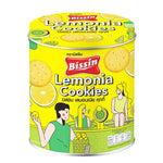 BISSIN Lemonia Cookies in 420g package, dry grocery snack with lemon flavor, confectionery biscuits, and treats.