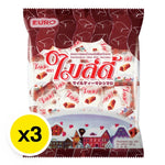 MILDY Mildy Chocolate snack pack, 120g x 3, dry grocery confectionery with chocolate pieces in a colorful package