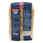 Dry Agnesi Pennette Rigate No.87 pasta in a 500g package, showcasing the short, ridged pasta shape suitable for various recipes.