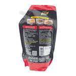Pure Foods Black Hotpot Pork and Mushroom dry grocery product, 500g package with pork slices and mushrooms in black hotpot flavor