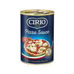 Cirio Pizzassimo pizza sauce jar with label, creamy tomato sauce for pizza, grocery product, fresh and flavorful.