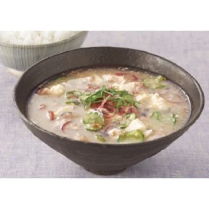 Shimaya Iriko Dashi no Moto Karyu 56g, Japanese dry fish stock powder for cooking, in a small plastic container.