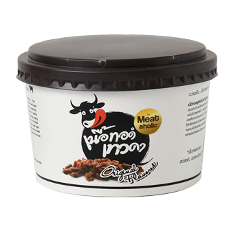 Tewada Fried Beef Jerky, a savory confectionery snack with crispy, seasoned beef strips visible in the image.