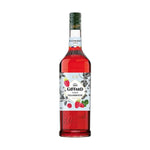 Giffard Mixology Raspberry 1L bottle for cocktails and beverages, dry grocery product with vibrant raspberry flavor.