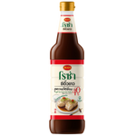 Roza Light Soy Sauce bottle with low sodium 40% label, grocery product, clear view of the soy sauce container and branding.