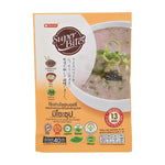Namchow Little Cook Riceberry Miso Soup in a bowl, featuring riceberry rice and miso broth, ready to serve.