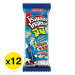Roller Coaster Potato Ring Extrude X-Treme BBQ snack in a bag, crispy snack food from ROLLER COASTER brand, dry grocery confectionery