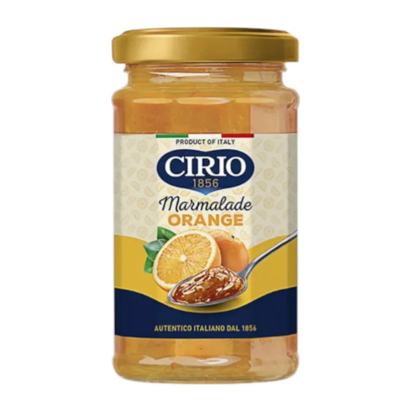 Cirio Exta Jam jar from Cirio, showcasing the product with a clear label and lid, in a dry grocery setting.