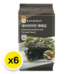 BANDARAN seasoned seaweed snack with teriyaki flavor, 4g dried grocery product, crispy and flavorful seaweed strips.