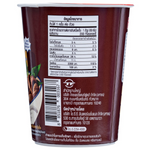 Kungking Cup Boat Noodle Namtok in a clear plastic cup, showcasing vibrant noodle and sauce with fresh ingredients.