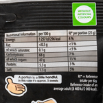 Haribo Pontefract Cakes confectionery snacks in a clear bag, showing the chewy, round licorice candies with a textured surface.