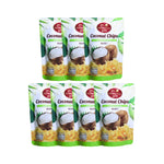 Sriwanna Gold Coconut Chips in 40g pack, dry grocery snack with crispy, toasted coconut slices from SRIWANNA brand.