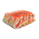 Snack Jack green pea salt chili prawn snack in 15g x 12 packs, dry grocery snack with spicy chili and prawn flavor.