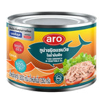 Canned ARO XNAUTILUS tuna sandwich in oil, 1.8kg, with a label showing tuna chunks in oil, for dry grocery use.