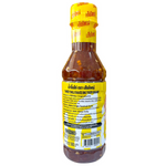 Big Tiger Sweet and Chilli Sauce bottle with label, showcasing vibrant red and yellow packaging for grocery use