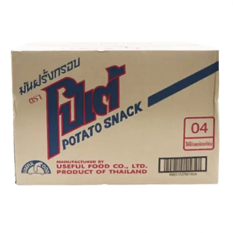 Potae Crispy Potato Snack 13g pack, crunchy snack snack, dry grocery snack, POTAE brand, crispy potato chips