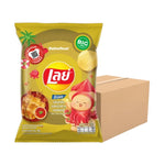 LAYS Rock HOT Chili Squid snack pack, spicy seafood-flavored snack in 69g packaging, shown in a 24-pack container.