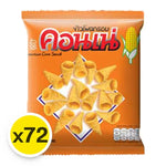 Cornae Corn Snack 12g, a crispy corn snack from CORNAE, displayed in a close-up image showing golden, crunchy corn pieces.
