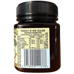 Jar of Kiwi Reserve NZ Monofloral Manuka Honey MGO 850+ with golden honey inside, labeled as grocery product.