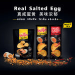 Tasto Signature Crisps Original Salted Egg snack in 42g package, crispy and flavorful salted egg flavored snack from Tasto.