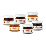 Darbo Apricot Jam jar, 60g, in a glass container with a label featuring apricots, for use in dry grocery shopping.