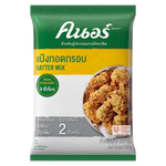 Knorr Batter Mix 500g in a dry grocery package, with golden-colored seasoned batter ready for frying.