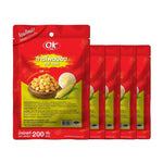 OK Shake Powder Popcorn Flavor 200g dry grocery package with vibrant label and popcorn imagery.
