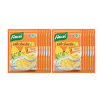 Knorr Porridge Corn Cheese flavor 28g dry grocery packet with colorful packaging and product close-up.