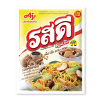 Rosdee Mushroom Seasoning Powder 380g jar, dry grocery product with a clear label and sealed lid for flavor enhancement.