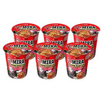 Nongshim Mira Shin Ramyun Spicy Queen Cup 68g, dry grocery noodle cup with spicy flavor, shown in the product image.