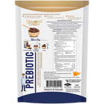Diamond Grains Granola in crunchy cocoa flavor, showing a bowl of grain-based snack with cocoa coating and visible grains.