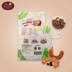 Sriwanna Gold Spicy Sweet Tamarind 45g dry grocery package with vibrant label and tamarind pieces visible.